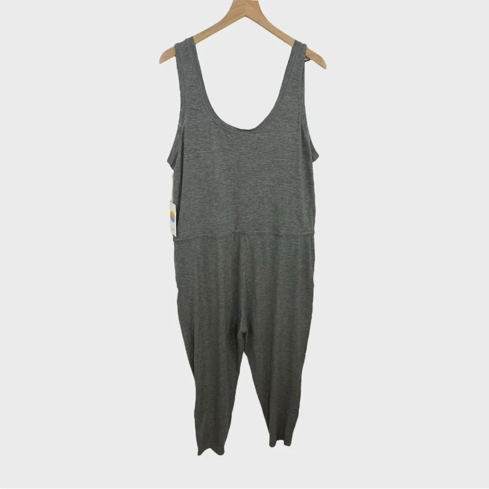 Vuori Heather Grey Lux Harem Jumpsuit NWT Size XL